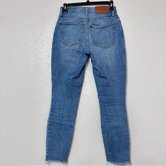 Lucky Brand High Rise Skinny Bridgette Distressed Ankle Length Jeans - Picture 4 of 5